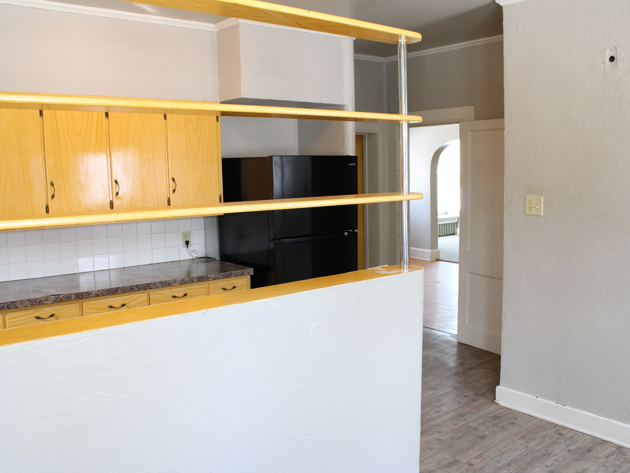 Kitchen, brand new fridge. - 28 5th St