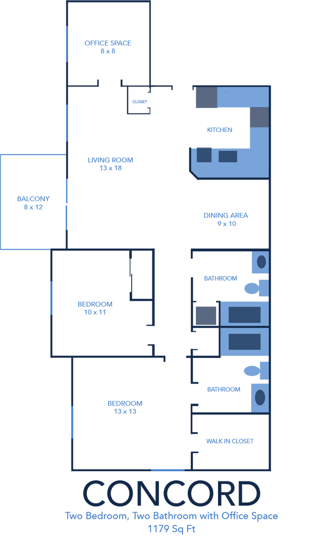 Floorplan - CenterPointe Apartments & Townhomes