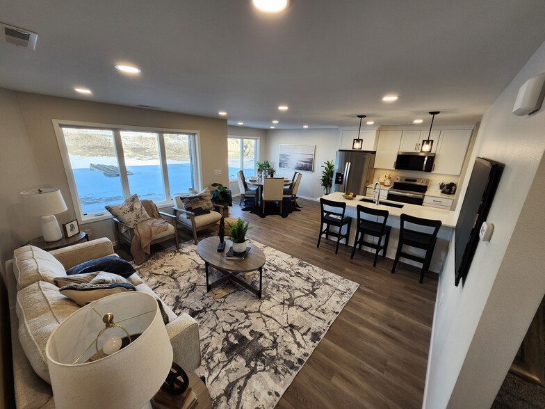 Beautiful living room open to kitchen and dining - 5312 Welder Ave