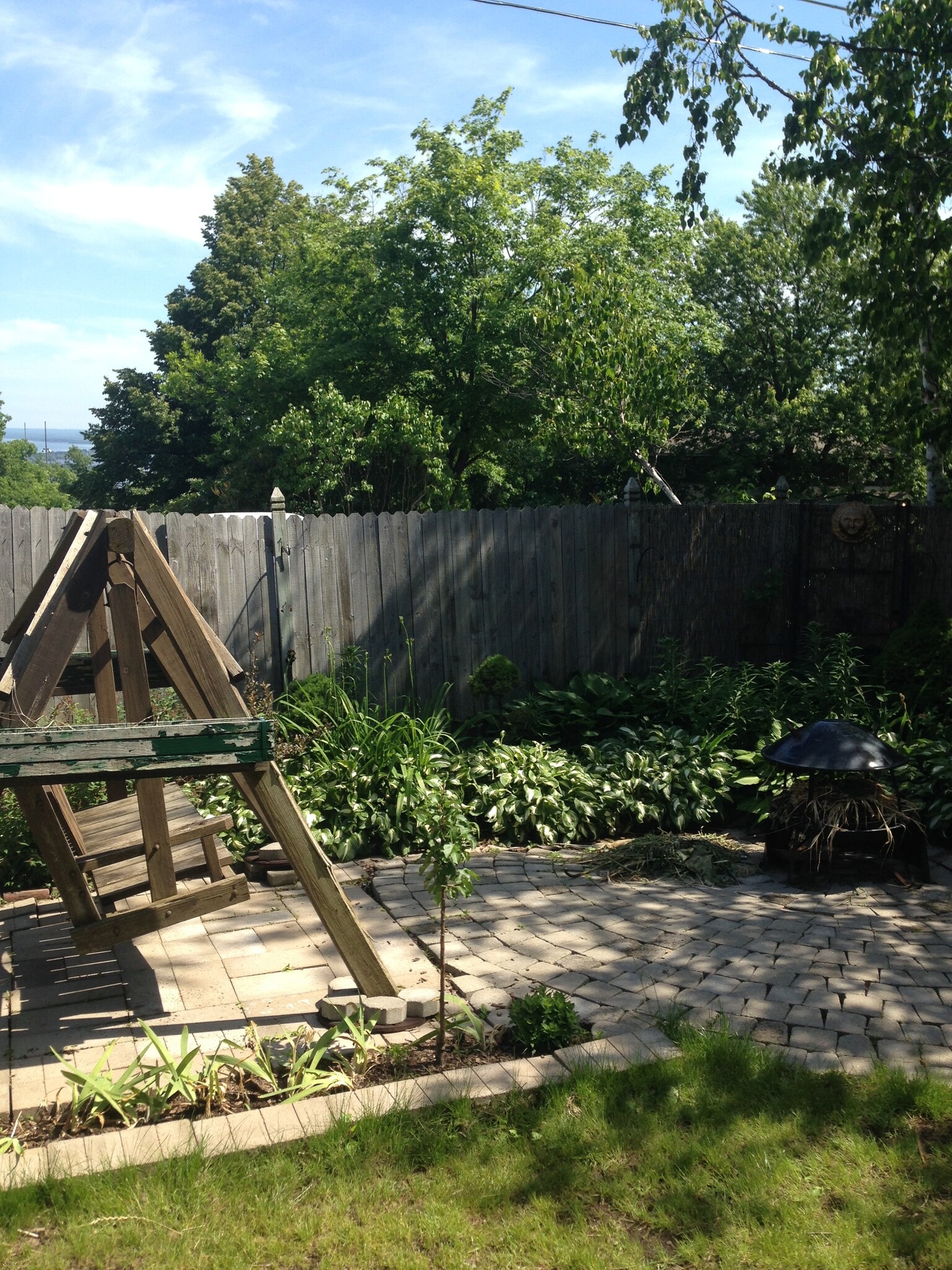 Patio with Sitting Swing - 422 N 9th Ave W