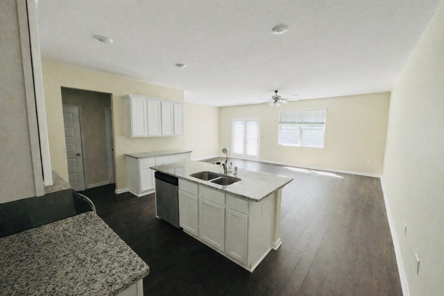 First floor open living - 168 Hampton Cir