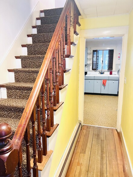 Stairs to second floor - 10 Chandler St