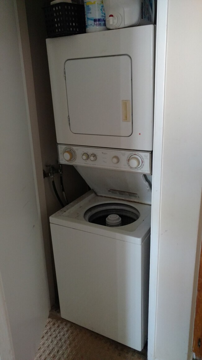 Hallway Laundry inside the units. - 931 Euclid St