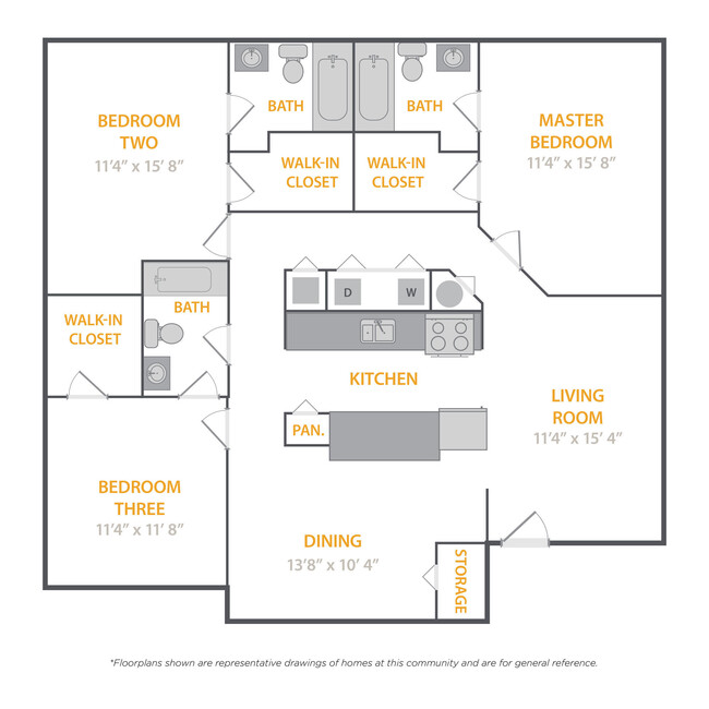 Floorplan - Aqua at Windmeadows