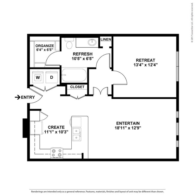 Floorplan - Cortland Oak Lawn