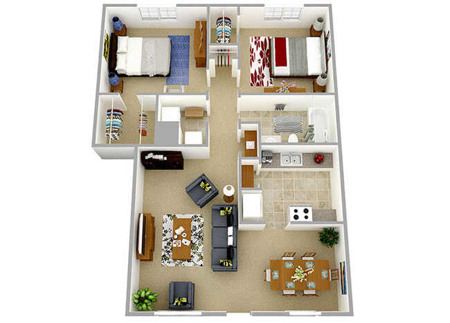 Floorplan - Dominion Pines Apartments