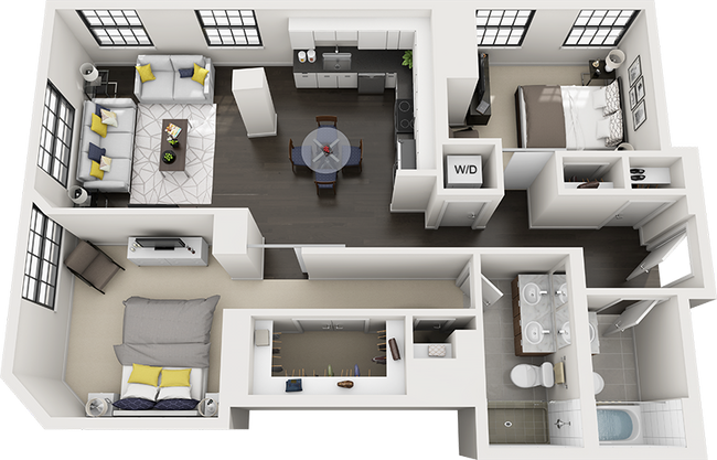 Floorplan - The Lofts at Atlantic Wharf