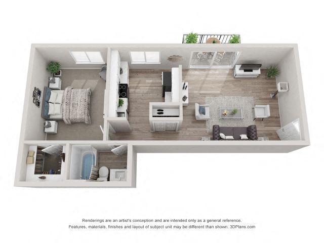 Floorplan - Eagle Creek Apartments