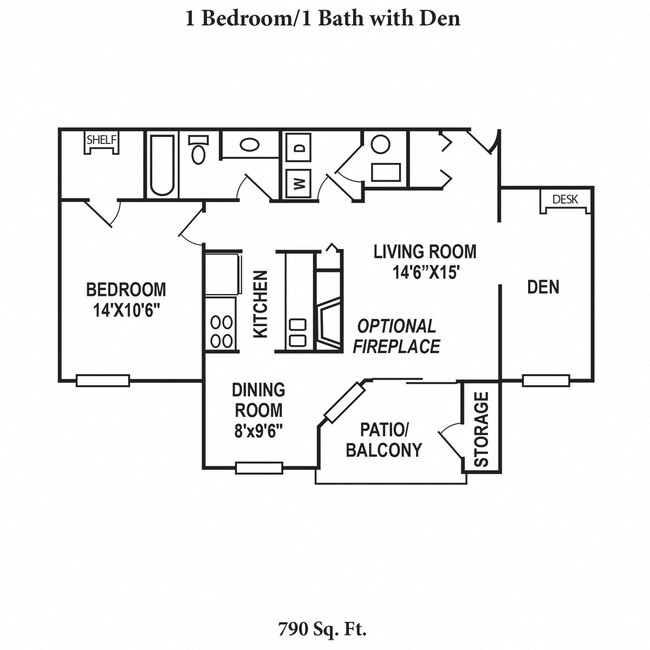 Floorplan - Deercross Apartments