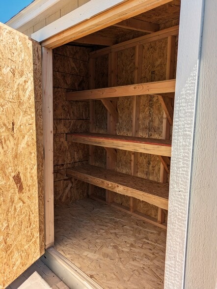 Private storage shed - 4250 E Overlook Dr