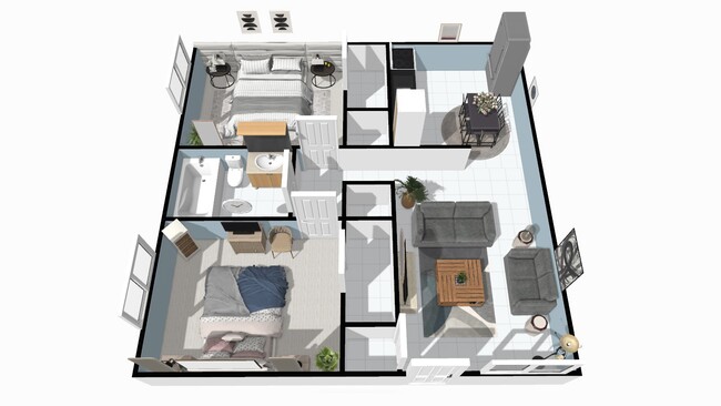 Floorplan - Park View Apartments