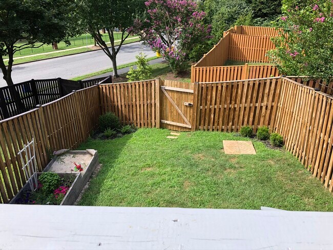 backyard from deck - 752 Howards Loop