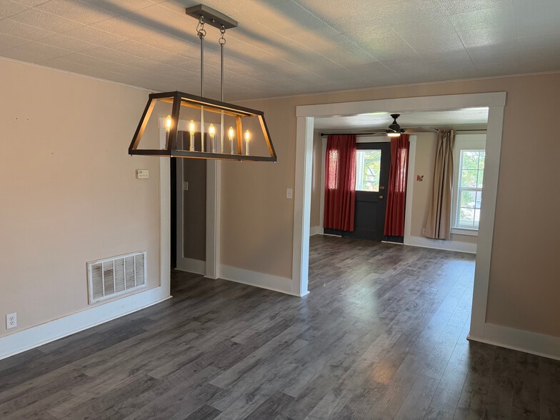 dining room looking into living room - 210 S Jefferson St