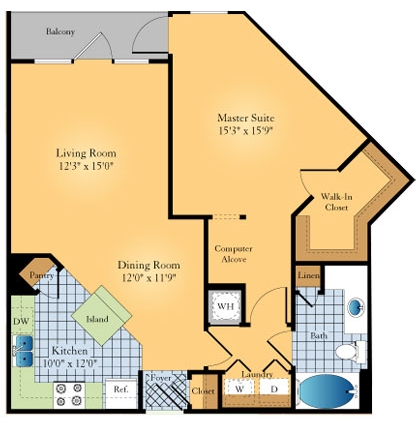 1BR/1BA - Madison Square at Dunwoody