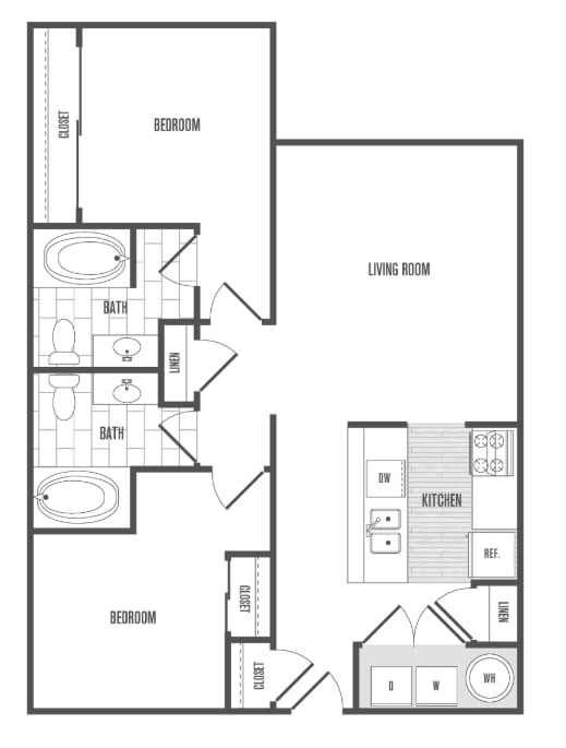 Floorplan - La Cantera Senior Apartments