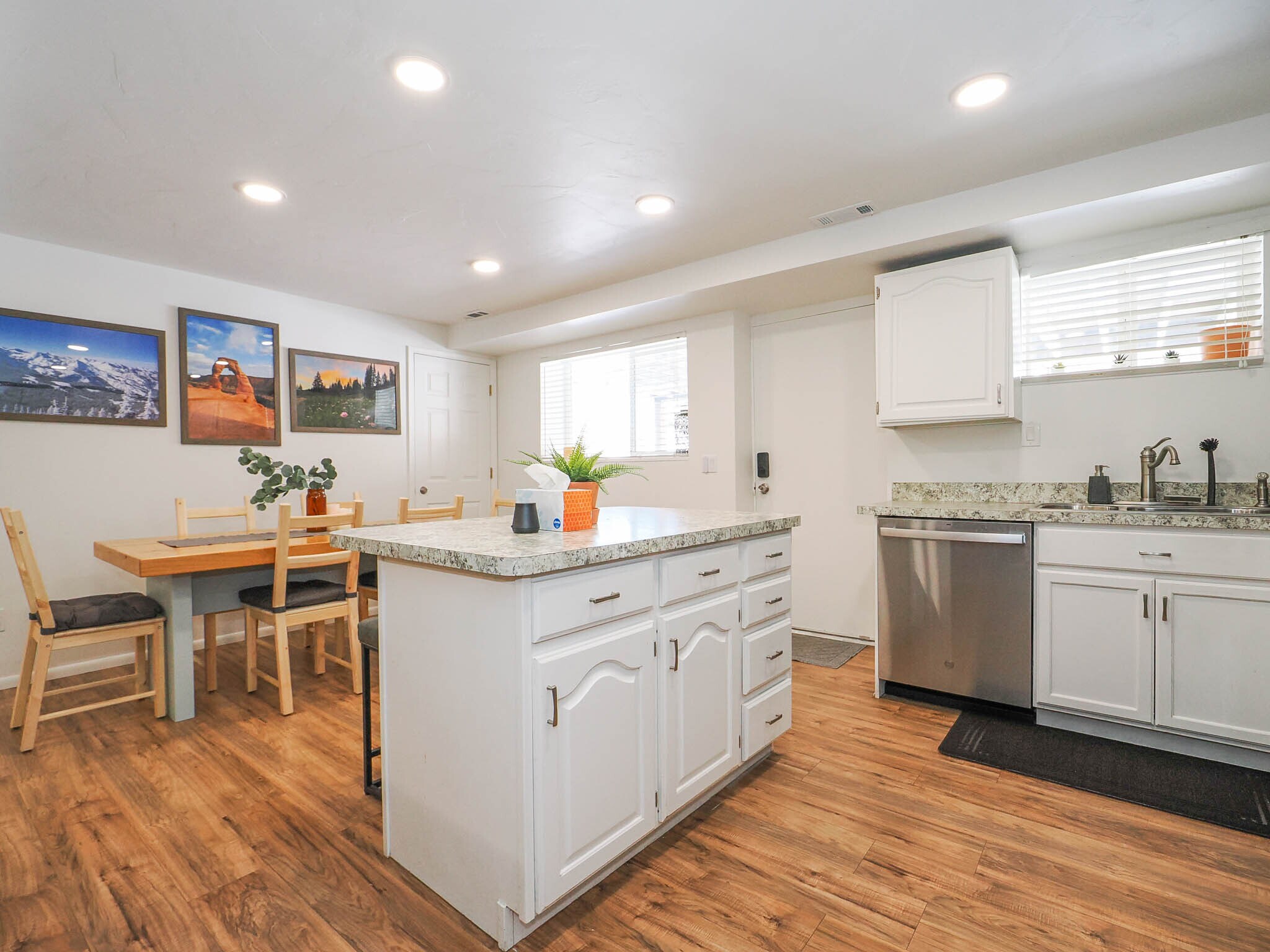 Kitchen / Front Door / Dining Table - 2185 E 9800 S