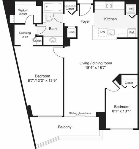 Floorplan - 2501 Porter