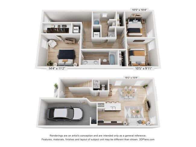 Floorplan - The Laramie at Warriors Path