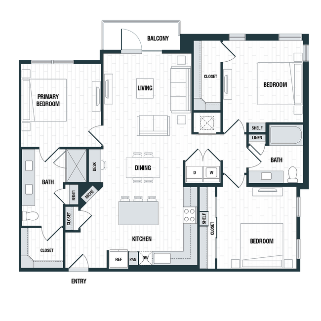 C1: 3bed 2bath - Altitude at Brooks