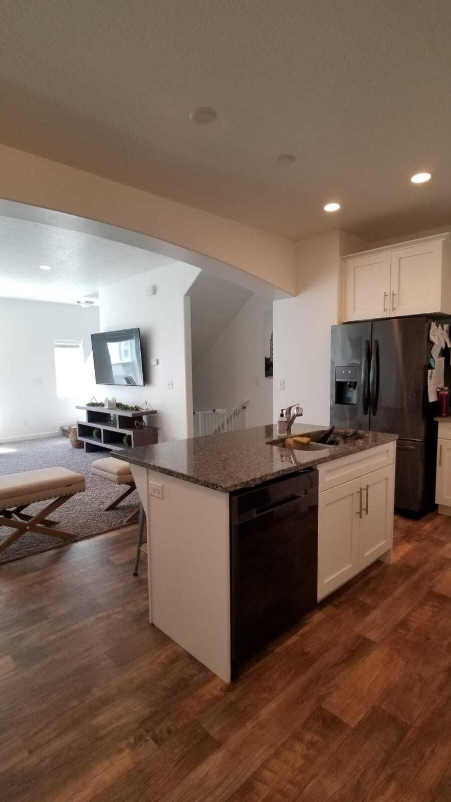 Kitchen and family room - 694 E 355 N