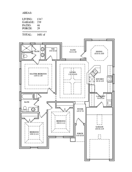 Floorplan - 2004 Ginger Ave