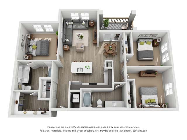 Floorplan - The Haven at Indigo Square