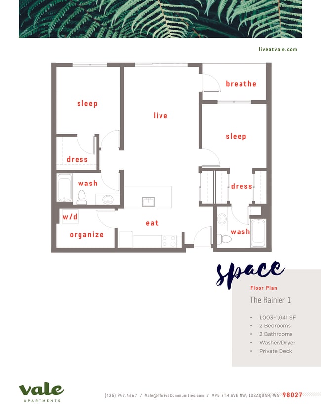 Floorplan - Vale