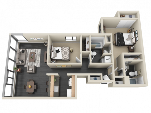 gallery_Park_two_bed - Gallery Park Apartments