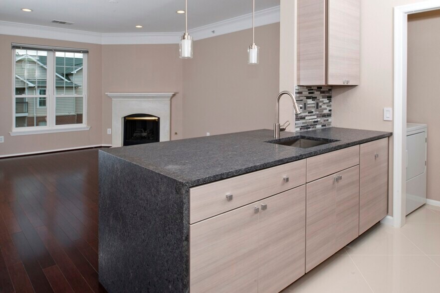 Island with the waterfall leg - 1580 Spring Gate Dr