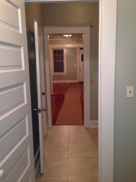 Hallway to Laundry Room and Bath Room - 1839 McDowell St