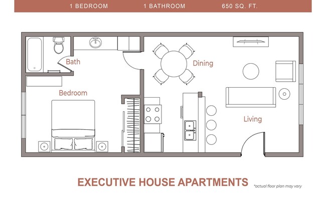 Floorplan - Executive House Apartments