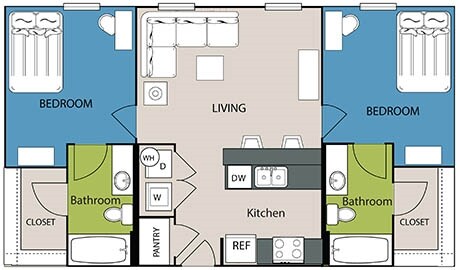 2BR/2BA - SoL