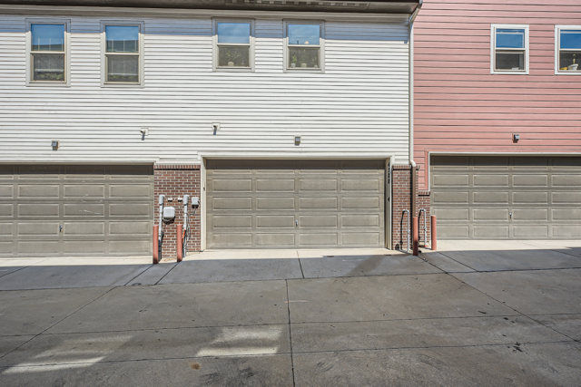 Two car attached garage on back of unit - 4280 E Warren Ave