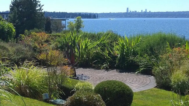 Seattle View from common area patio - 6620 Lake Washington Blvd NE