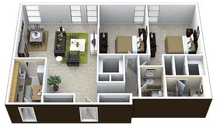 Floorplan - Twin Towers