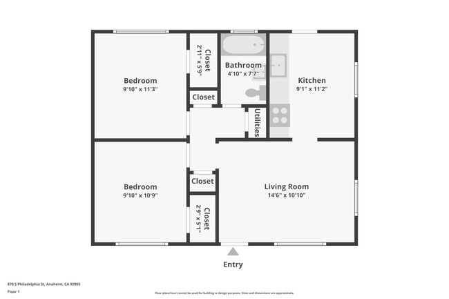 Floorplan - 870-899 S.Philadelphia St.