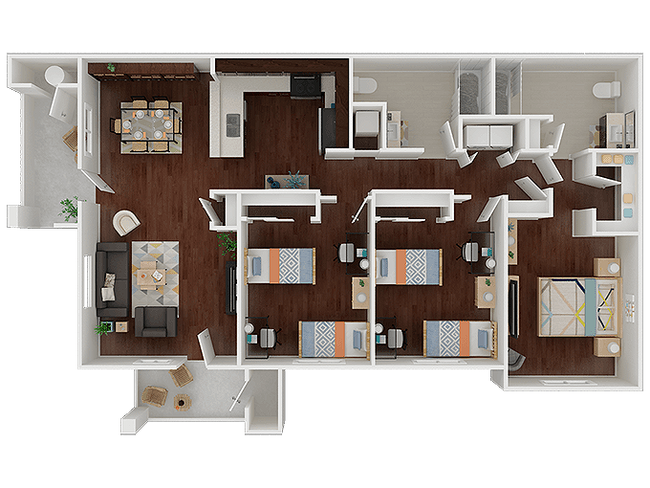 3 bedroom 2 bath - Axis at Compass Pointe