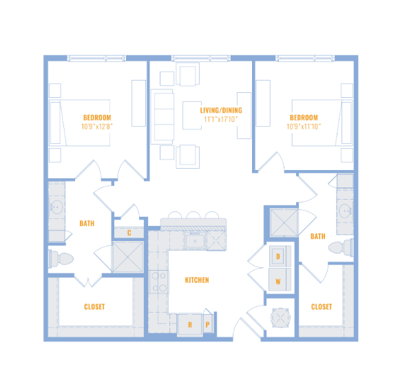 Floorplan - Standard in the Heights