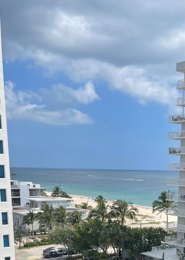 View from the balcony - 1000 S Ocean Blvd