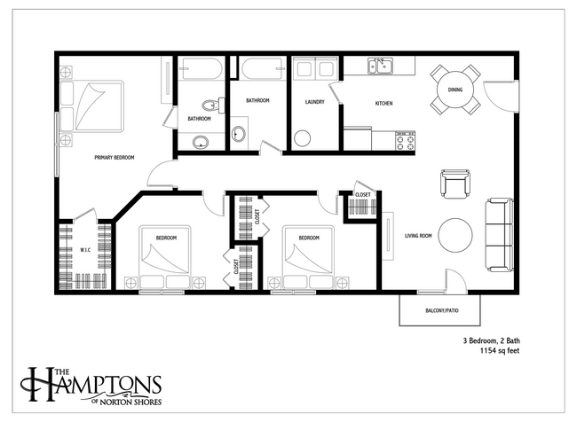 Floorplan - The Hamptons of Norton Shores