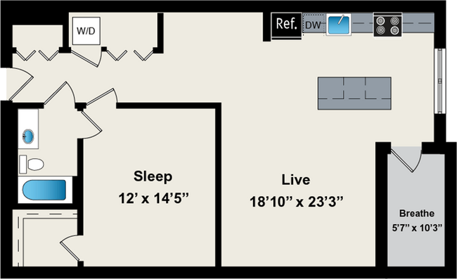 Floorplan - Reside on Jackson