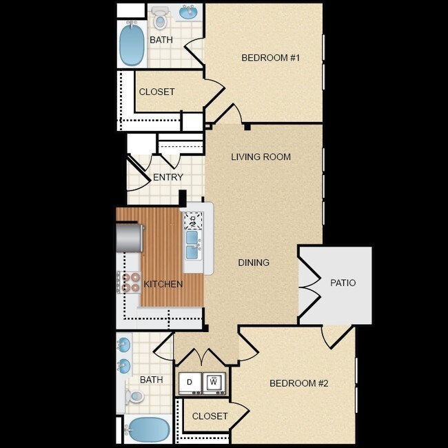 Plan 4 - Laurel Terrace Apartment Homes