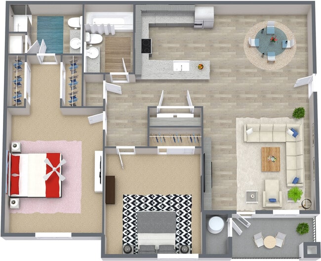 Floorplan - Carson Hills Apartments