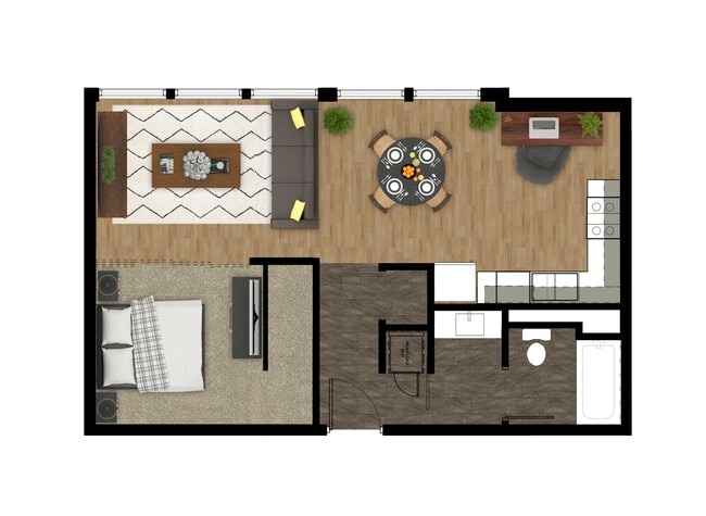 A1 Floor Plan - Besa Monona