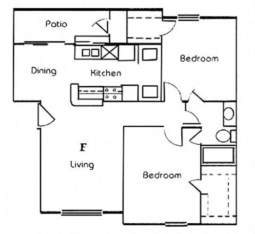 Floorplan - Brookbend Apartments