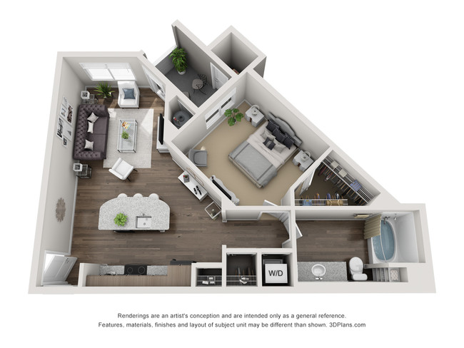 Floorplan - The Overlook at Interquest Apartments