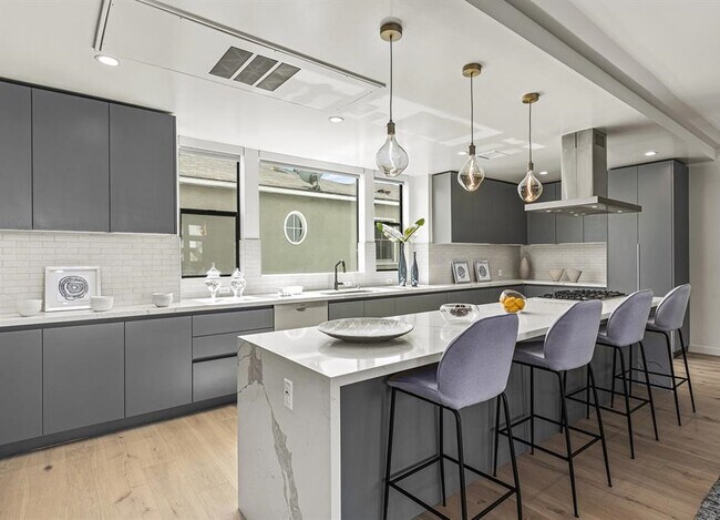 Open Kitchen and Island - 6701 W Eden Ter