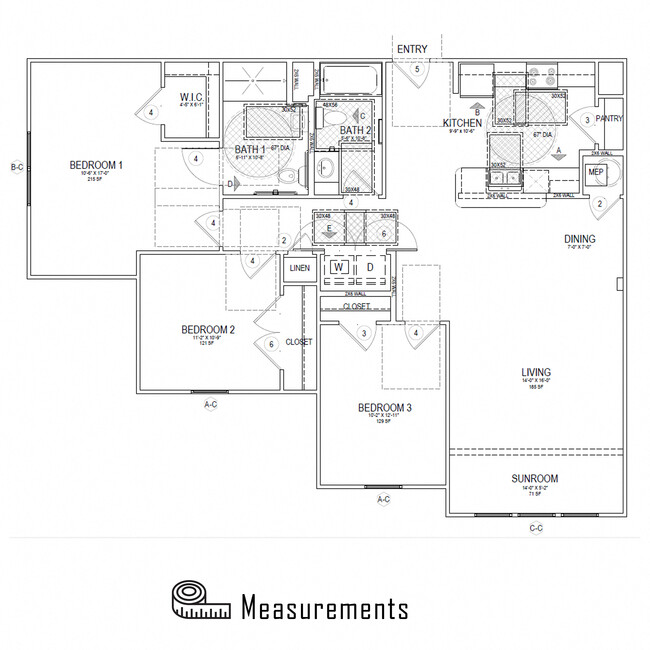 Floorplan - The Sullivan Apartments