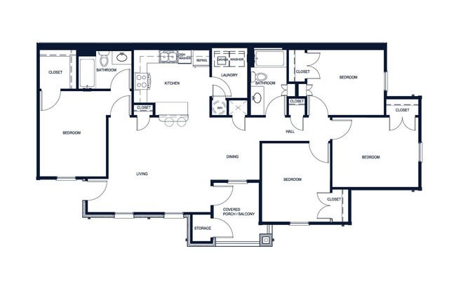 Floorplan - Pines At Allen St