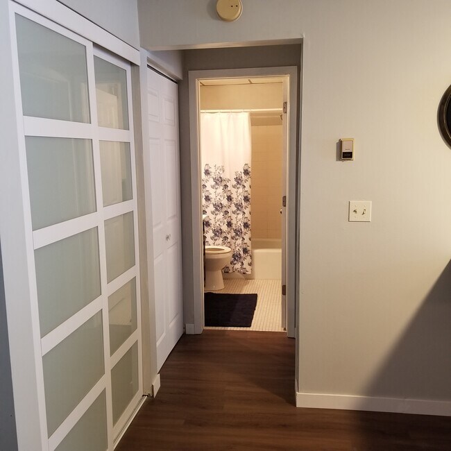 hall closet and bathroom - 10750 Rockford Rd